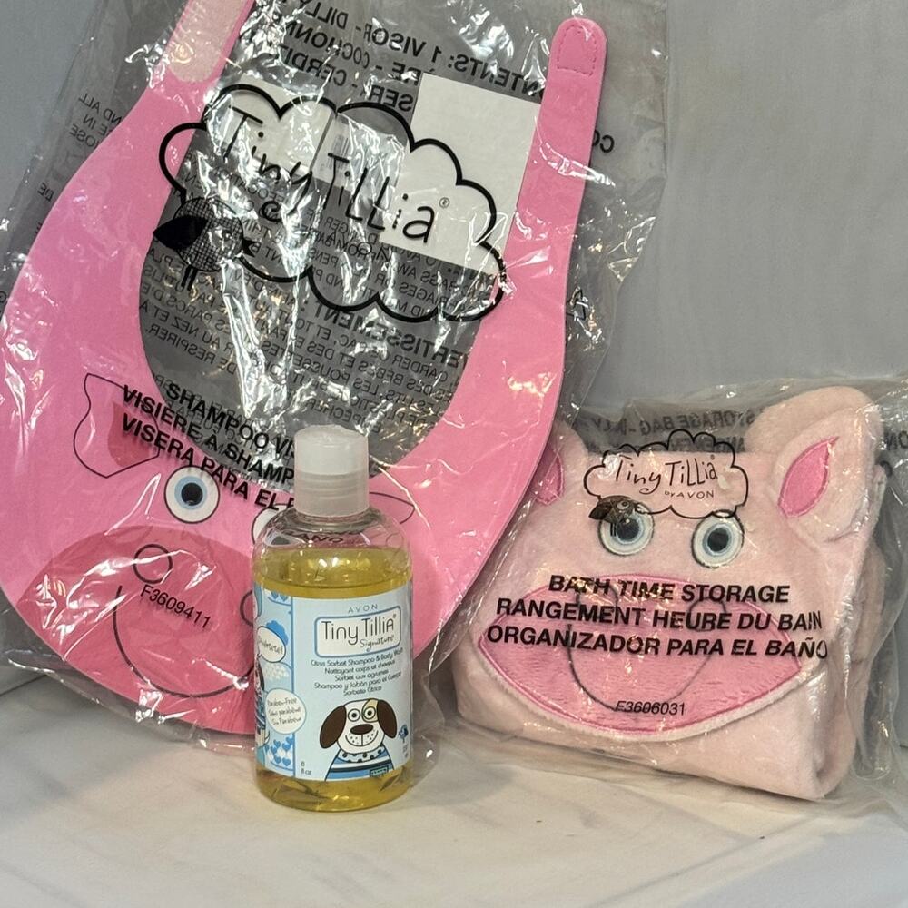 Tiny Tillia by Avon‎ bath time set, New